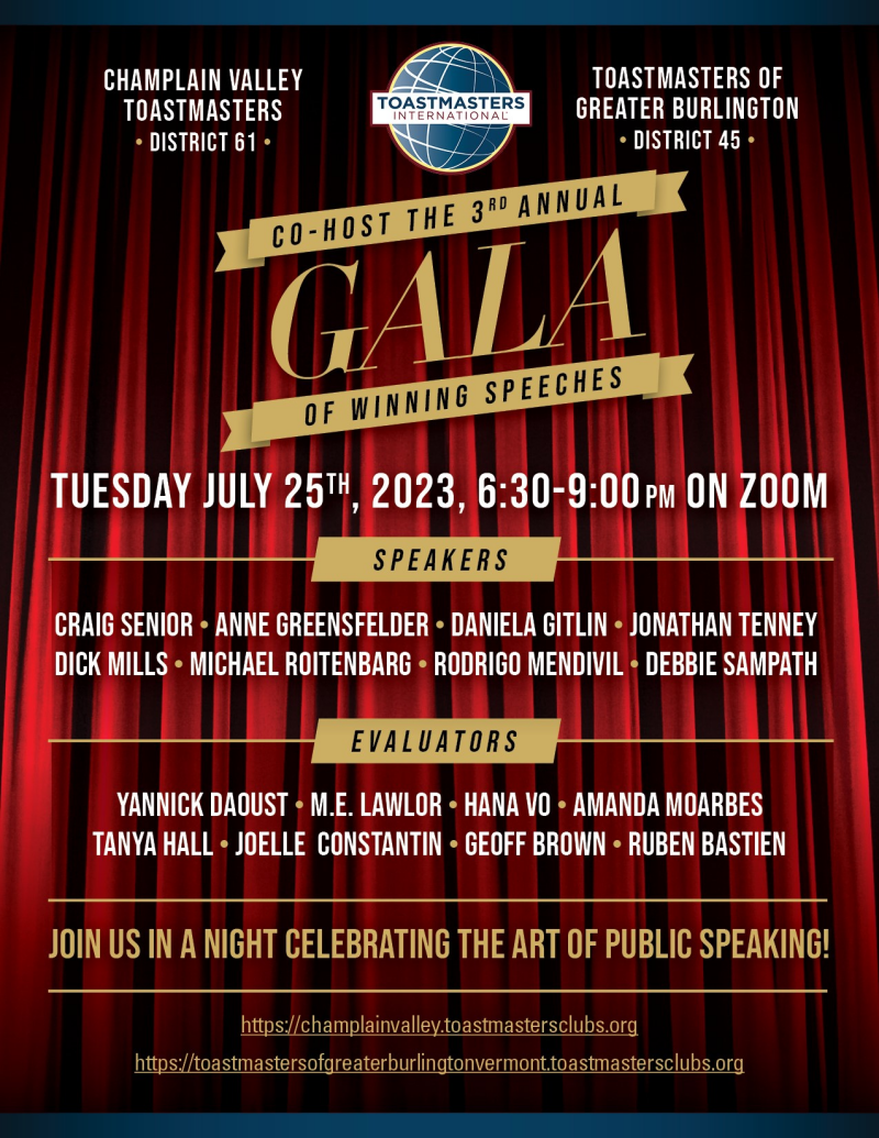 Poster for the Joint Gala 2023
